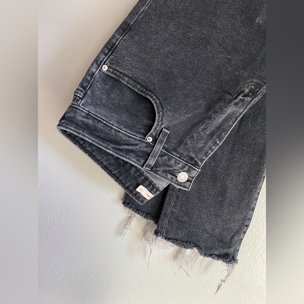 Levi’s 721 High Rise Waisted Skinny Raw Hem Black Classic Cowboy western Size 31 - Picture 7 of 10